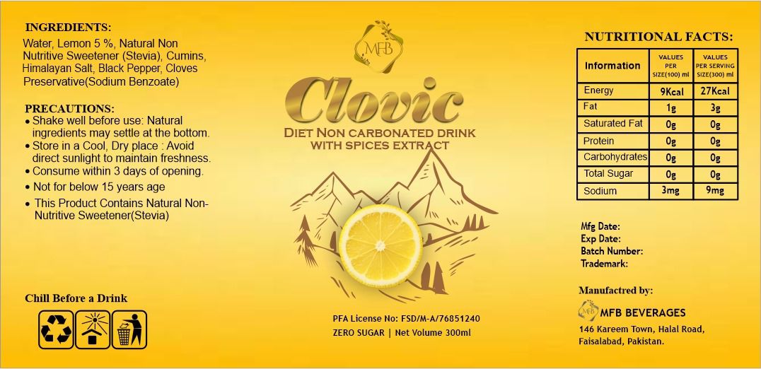 Clovic Label Design